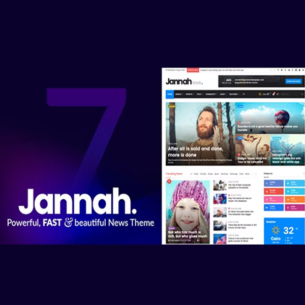 Jannah v7.1.3 - Newspaper Magazine News BuddyPress AMP Theme