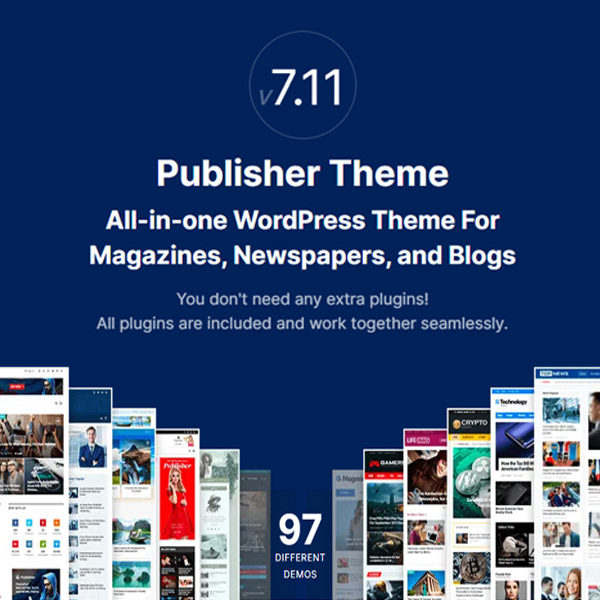 Publisher v7.12.0 - Newspaper Magazine WordPress Theme