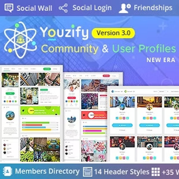Youzify v3.4.9 - BuddyPress Community & WordPress User Profile Plugin